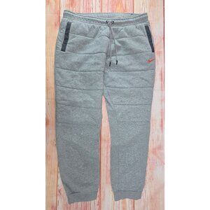 Nike Mens Gray Jogger Sweatpants XXL Cotton Blend Elastic Waist